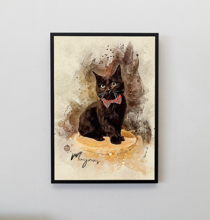 Personalized Cat portrait Gift Shack Cercle