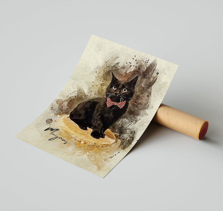 Personalized Cat portrait Gift Shack Cercle